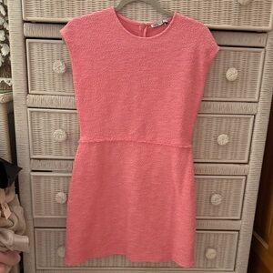Zara pink Textured Dress